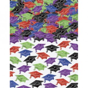 Graduation Hat Mortarboard Table Confetti